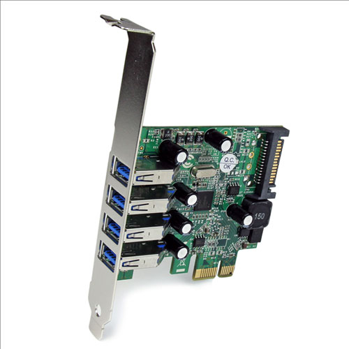TARJETA PCI EX 4P USB 3 0 STARTECH LP PEXUSB3S4V